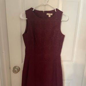 Burgundy Dress